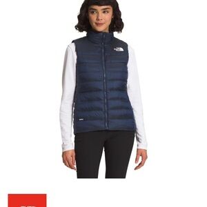 The North Face Women's Navy Blue Down Puffer Vest
